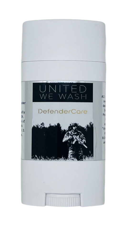 DefenderCare Natural Deodorant | Organic | Unisex | Antibacterial + OdorBlock | Field tested, Defender Rated